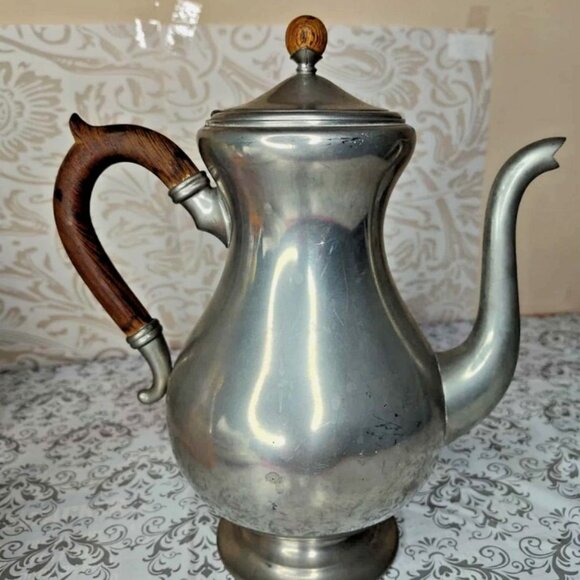 Vintage Royal Holland Daalderop KMD Pewter Coffee Pot Server - Picture 5 of 5